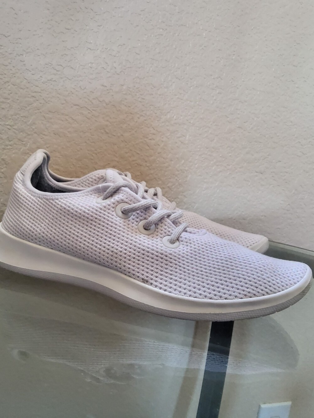 Allbirds Men's Tree Runners White Sneakers - 10 - Picture 9 of 13